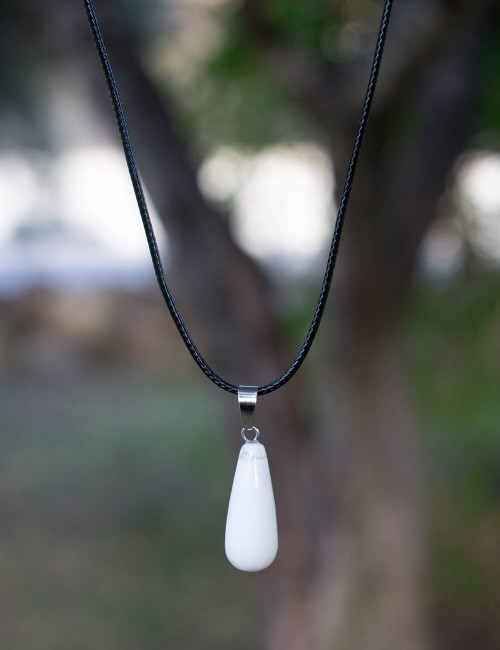 pendant -drop-quartz-rose-bisouterie-chain-cotton