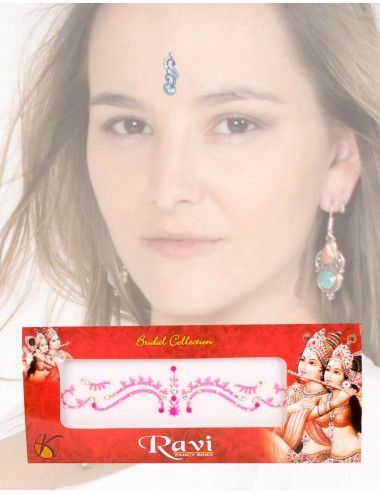 tika-cejas-bindi-frente-complementos-etnicos-danza-trivial-fucsia