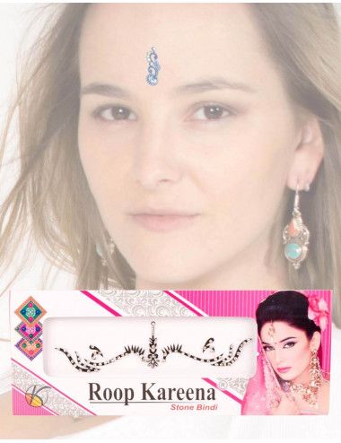 tika-eyebrows-negro-plateado-bindi-danza-trivial