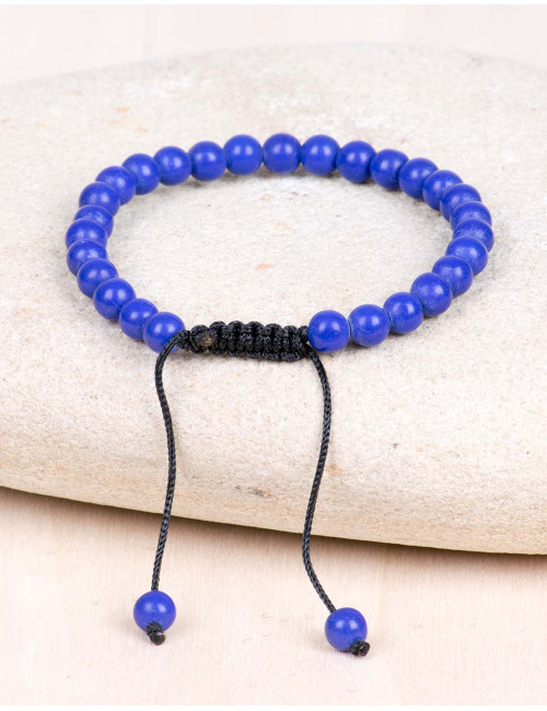 bracelet-balls-blue-adjustable-unisex