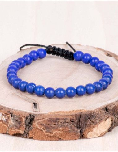 bracelet-balls-blue-adjustable-hippie