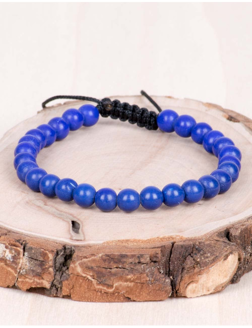 bracelet-balls-blue-adjustable-hippie