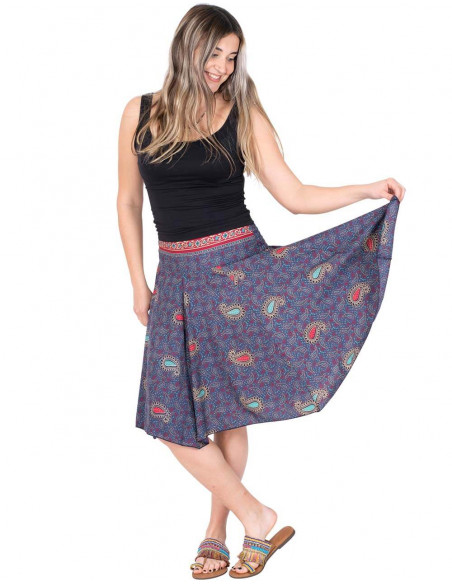 falda-midi-seda-estampada-azul-verano