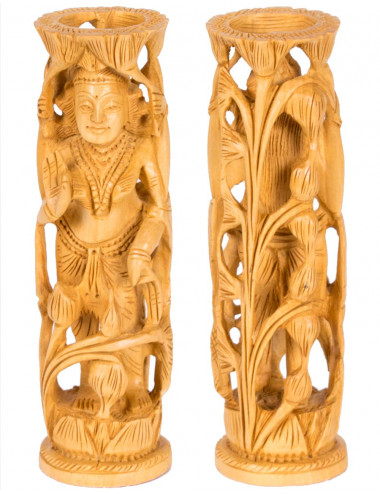 Cylindrical Statue of Lakshmi