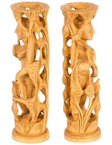 Lakshmi Cylindrical Statue