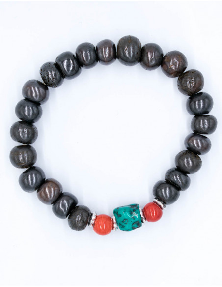 pulsera-hueso-negro-ajustable-unisex