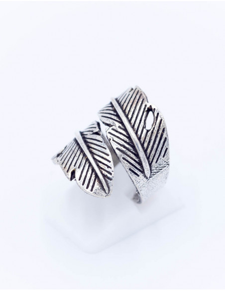 Carved Feather Ring