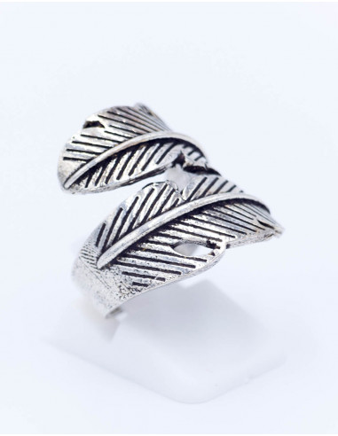 Carved Feather Ring