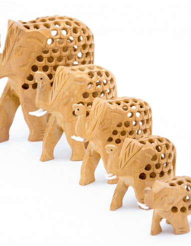 5 Elephant Statues