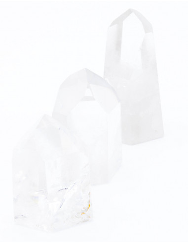 Crystal Quartz on Led Light