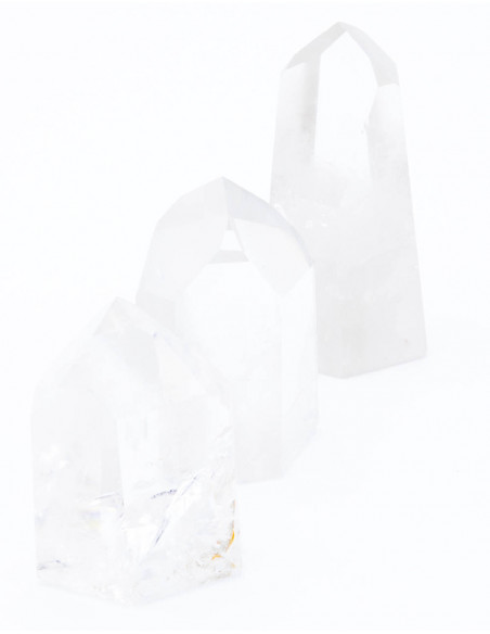 Quartz crystal over LED light