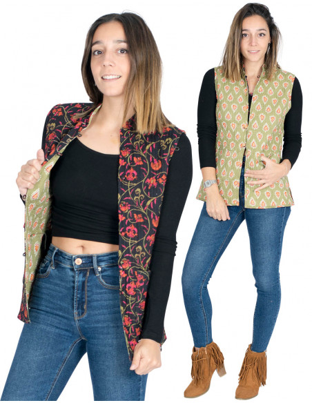 chaleco-reversible-ceñido-mujer-bolsillos