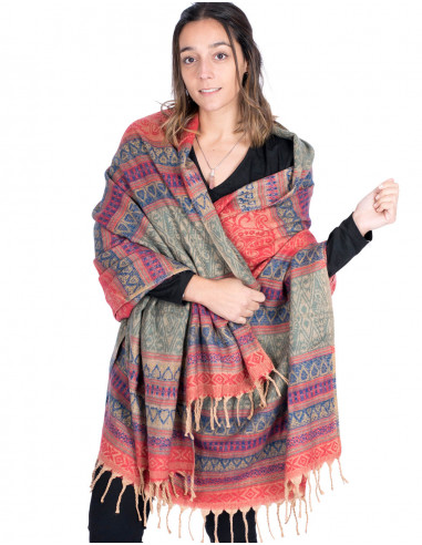 Cotton wool pashmina