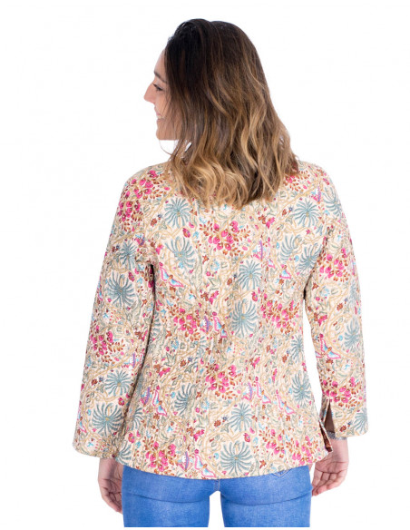 Two-tone lightweight jacket