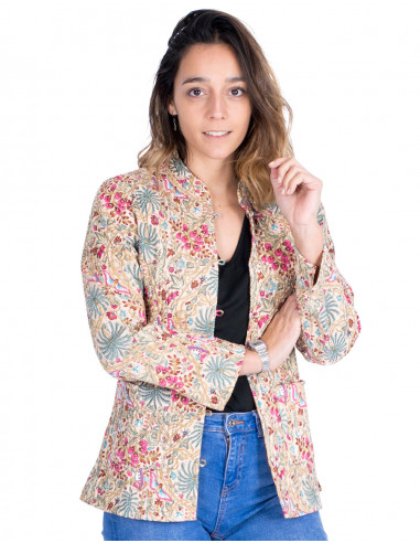 Two-tone lightweight jacket