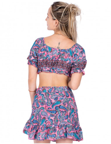 Set: Short skirt and top