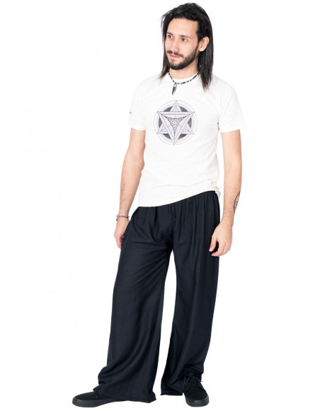 Wide Black Trousers