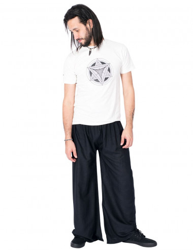 Wide Black Trousers