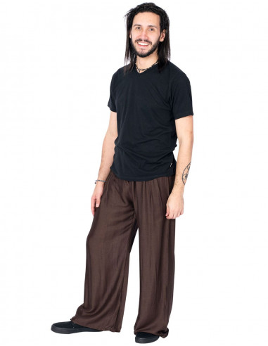Wide Brown Trousers