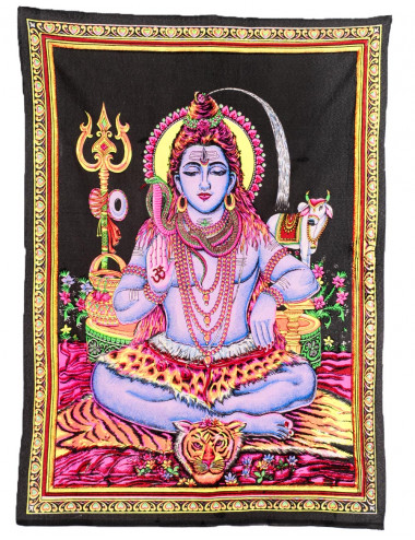 Shiva Meditating Tapestry