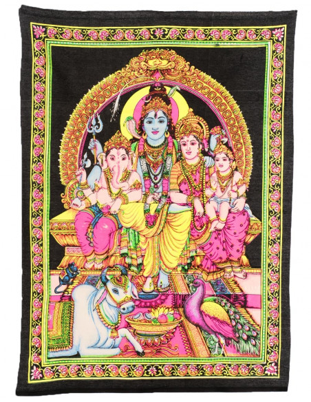 Shiva Family Tapestry