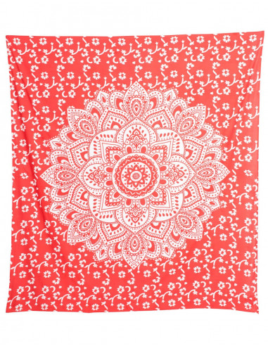 Red bedspread