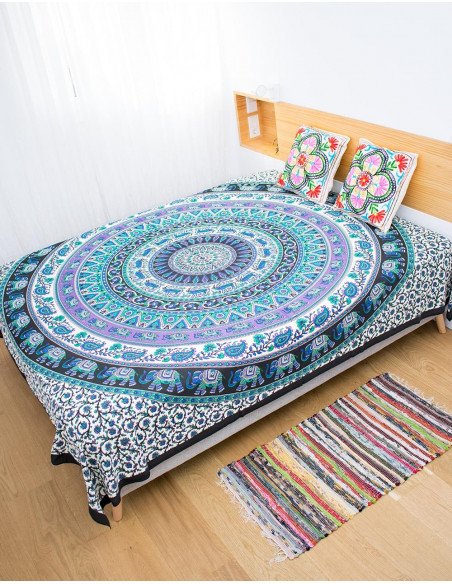 Mandala Elephants Bedspread