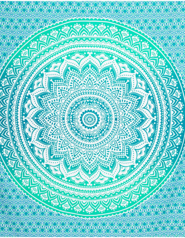 Light Blue Double Bedspread