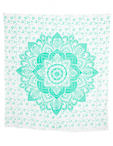 Bedcover Mandala Green