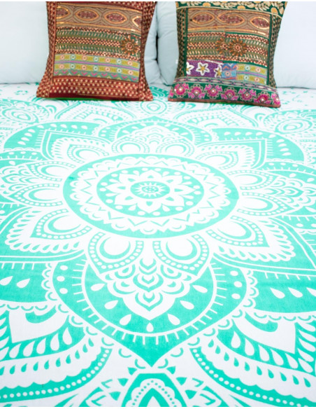 Bedcover Mandala Green