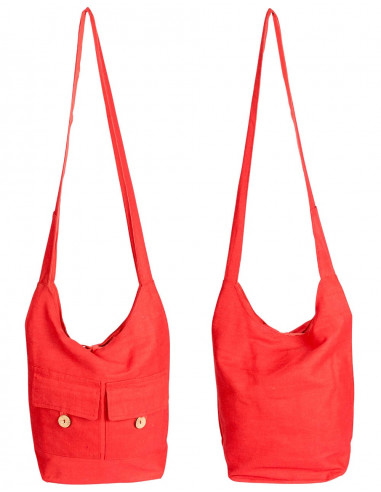 Shoulder bag in assorted solid colors