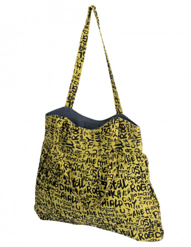 Yellow Bag with Inscriptions
