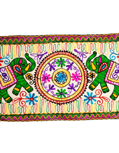 copy of RTZ0101 - Embroidered Tapestry 2 Elephants