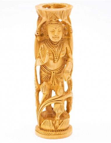 Cylindrical Statue of Lakshmi