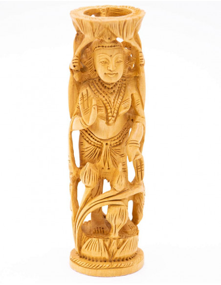 Cylindrical Statue of Lakshmi