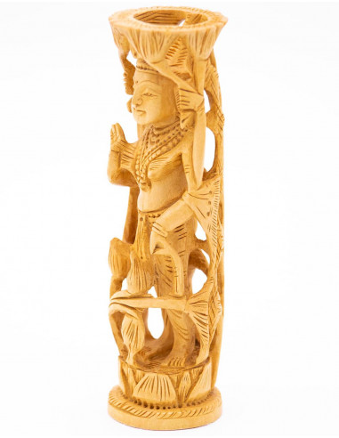 Cylindrical Statue of Lakshmi