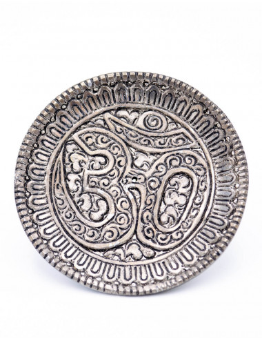 Om symbol flat burner