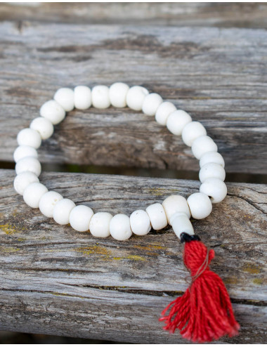White Mala Bracelet