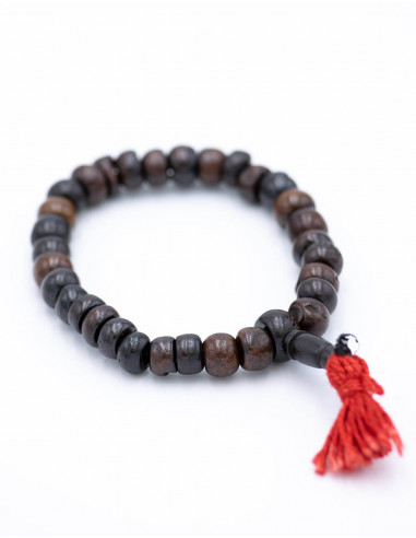 pulsera-tibetano-hueso-marron-oscuro