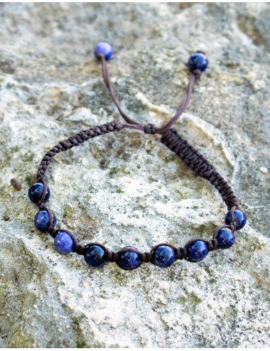 Sodalite Macrame Bracelet