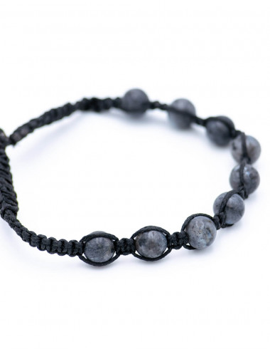Labradorite Macrame Bracelet