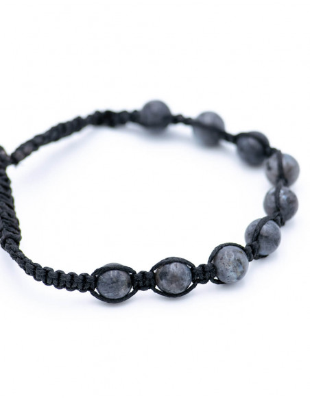 Labradorite Macrame Bracelet