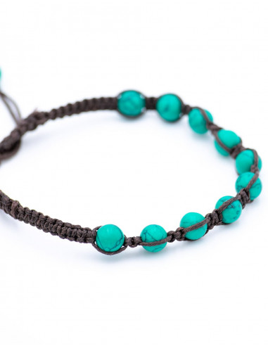 Turquoise Macrame Bracelet