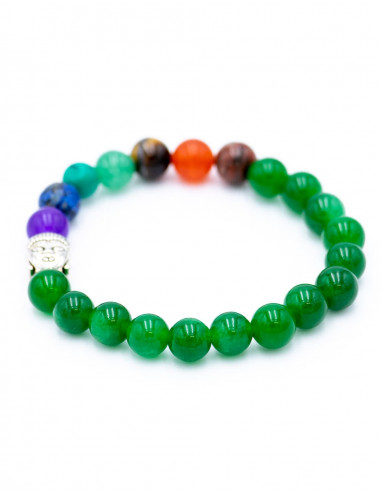 pulsera-piedra-mineral-jaspe-verde-7-chakras