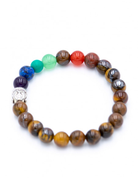 pulsera-piedra-mineral-ojo-de-tigre-7-chakras