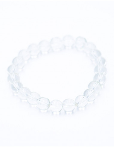 Crystal Quartz Elastic Bracelet