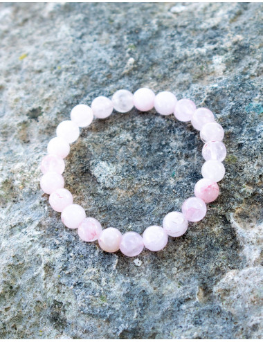 Pulsera-piedra-mineral-cuarzo-rosa
