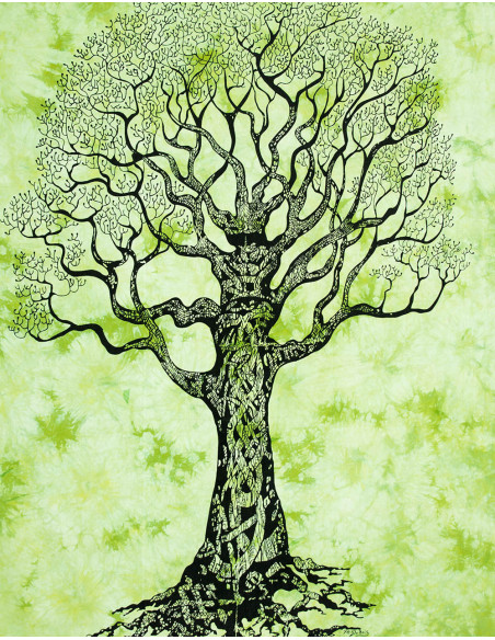 tapiz-verde-arbol-de-la-vida