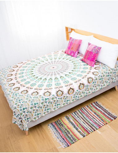 Mandala double quilt