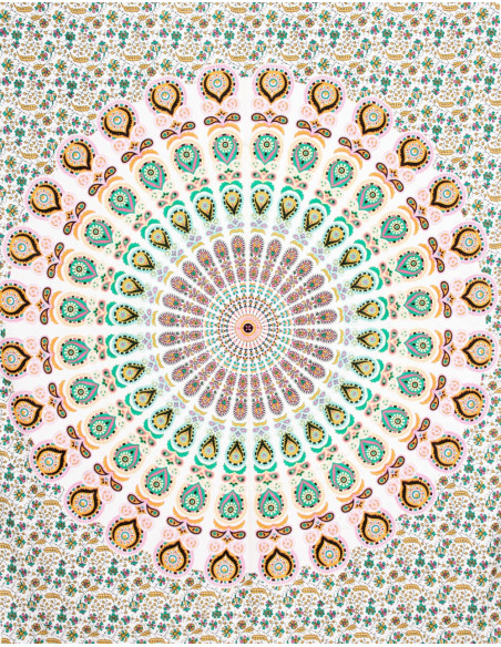 Mandala double quilt